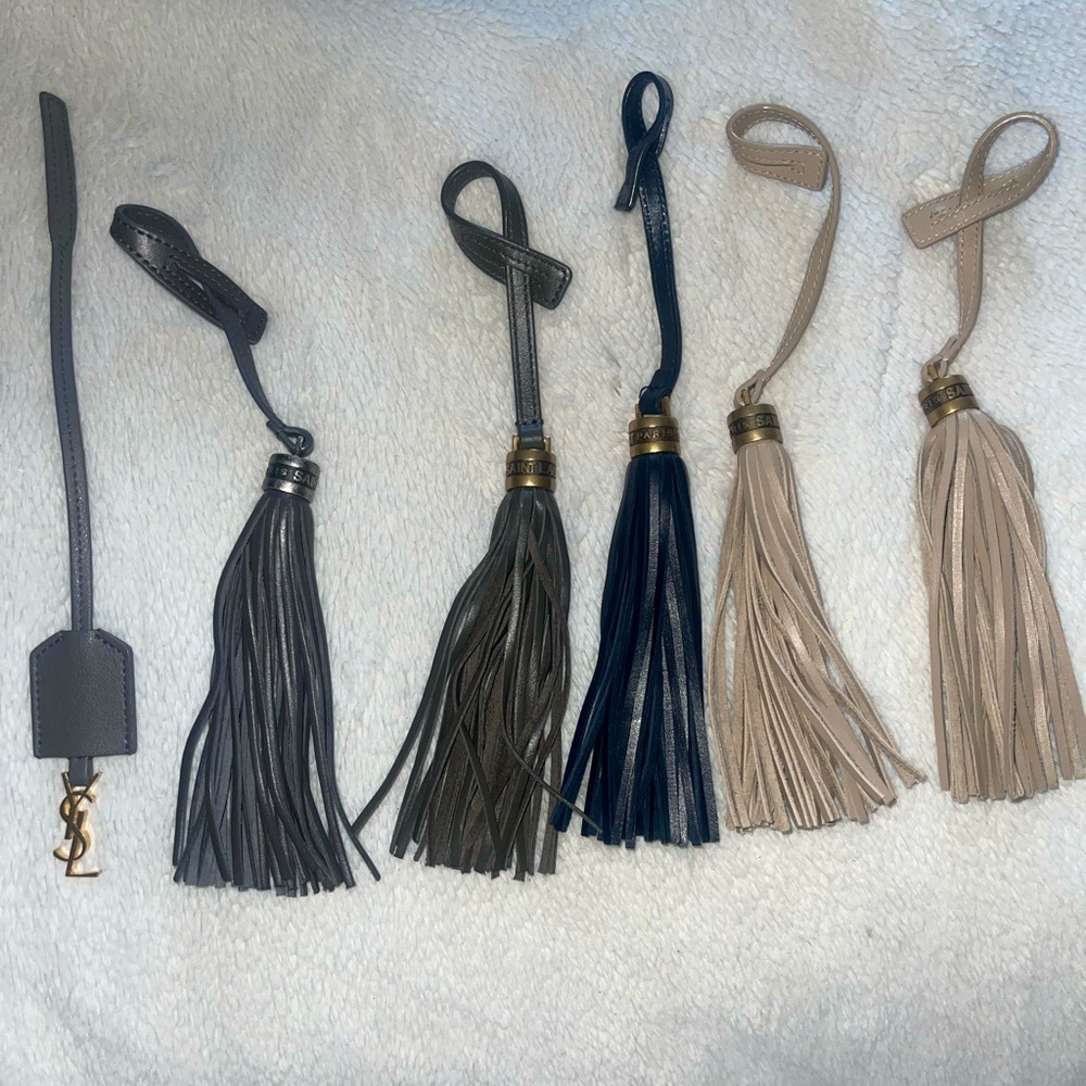 Saint Laurent bag tassels